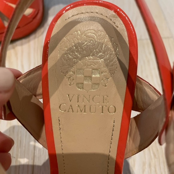 Vince Camuto coral pink platform heels - excellent condition - Picture 4 of 8